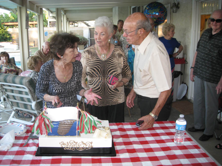 Al Calo's 84th birthday at the Mongells home August 2014