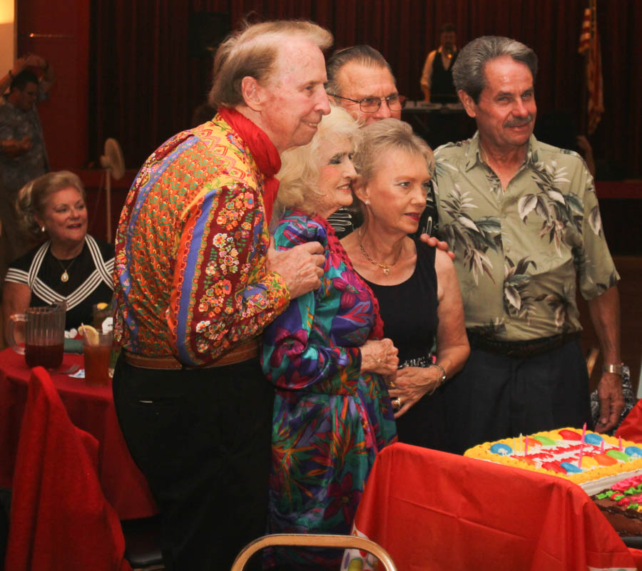 Celebrating Marianne's birthday at the Santa Ana Elks on Italian Night