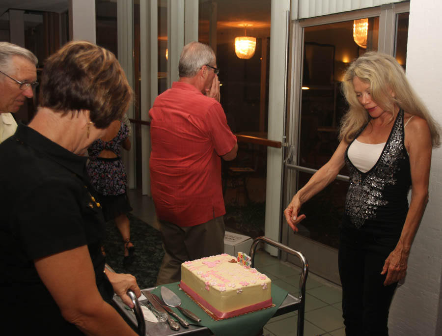 Celebrating Marianne's birthday at the Santa Ana Elks on Italian Night