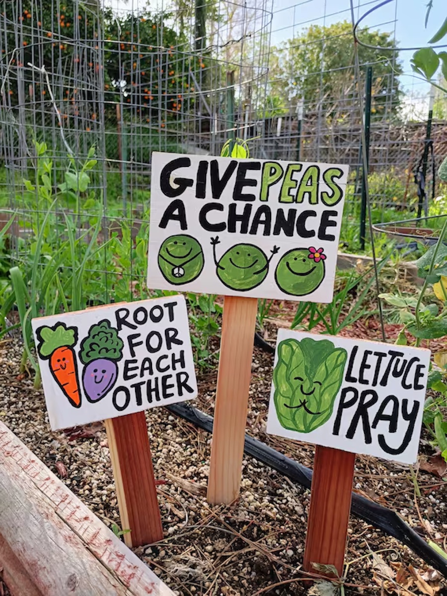 We love gardening
