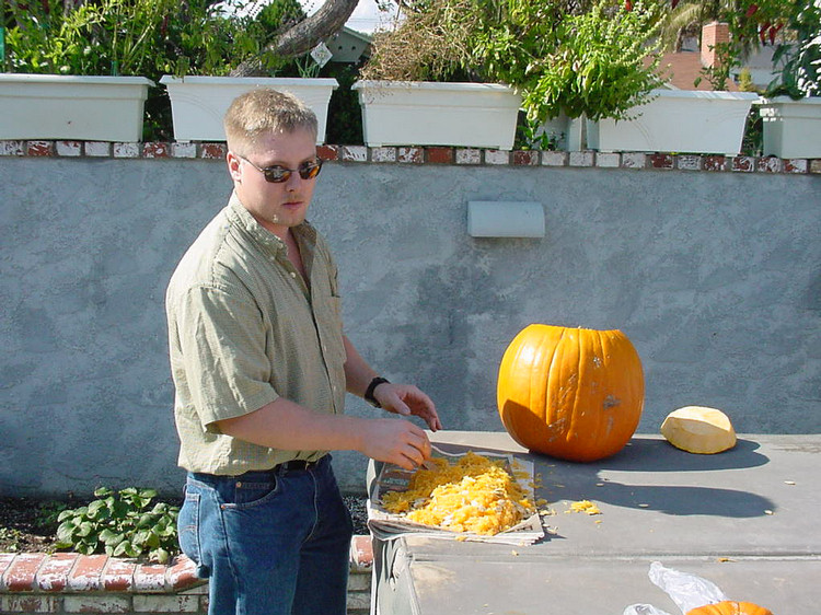 Halloween 2000 Pumpkin Carving