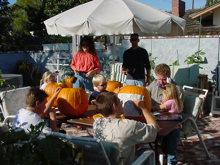 Halloween 2000 Pumpkin Carving