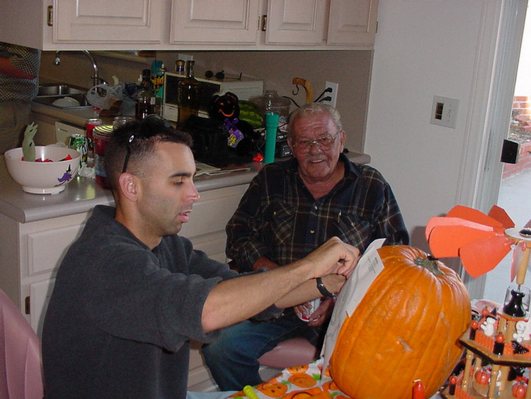 Halloween 2000 Pumpkin Carving