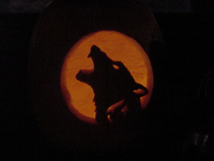 Halloween 2001 Pumpkin Carving