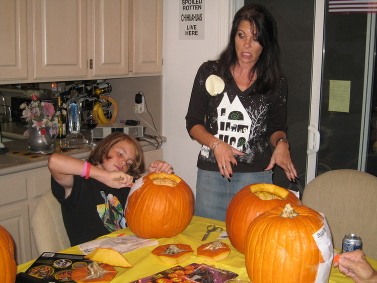 Pumpkin carving 2008
