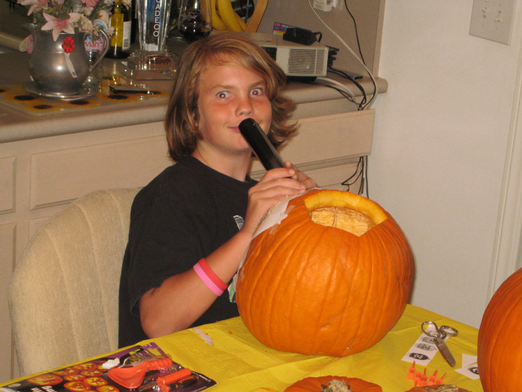 Pumpkin carving 2008