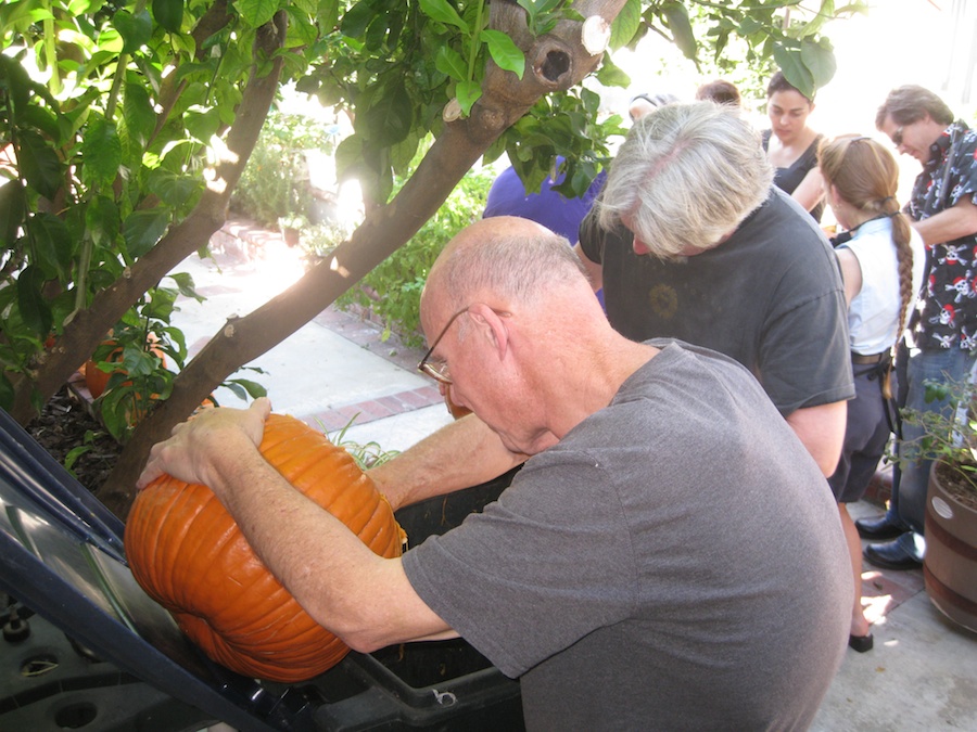 Pumpking carving for Halloween 2012