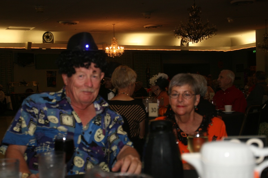 Dancing at tghe Santa Ana Elks Halloween Ball