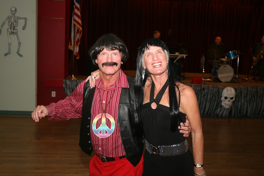 Dancing at tghe Santa Ana Elks Halloween Ball