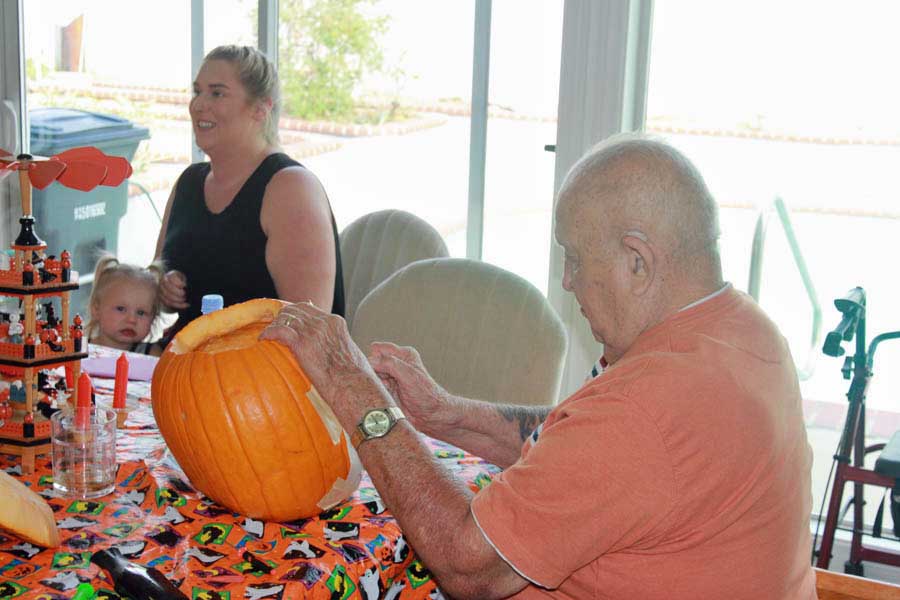 Pumpkin carving 10/25/2015