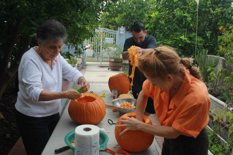 Pumpkin carving 10/25/2015