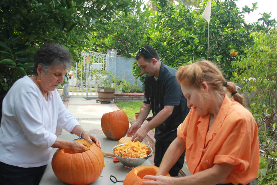 Pumpkin carving 10/25/2015