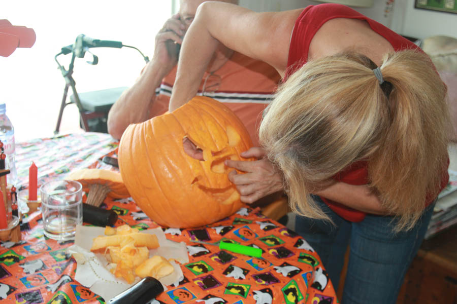 Pumpkin carving 10/25/2015