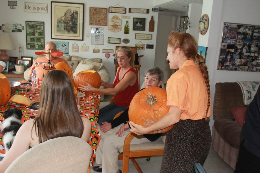 Pumpkin carving 10/25/2015