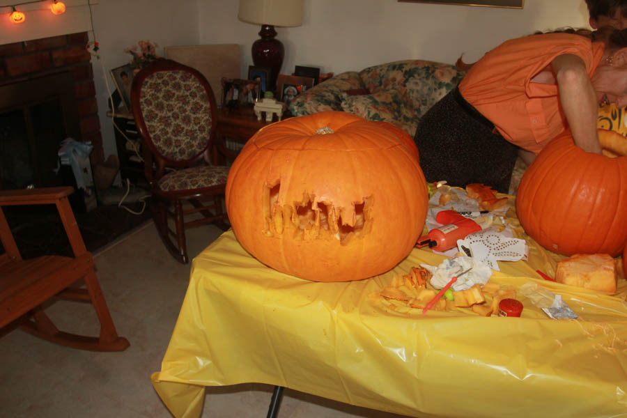 Pumpkin carving 10/25/2015