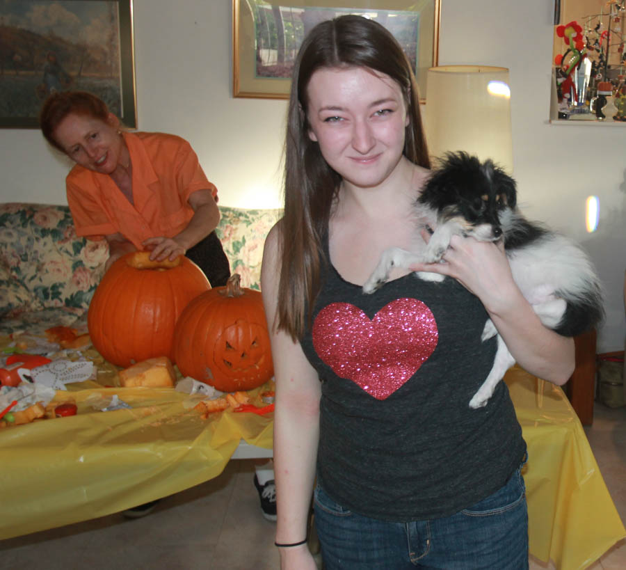 Pumpkin carving 10/25/2015