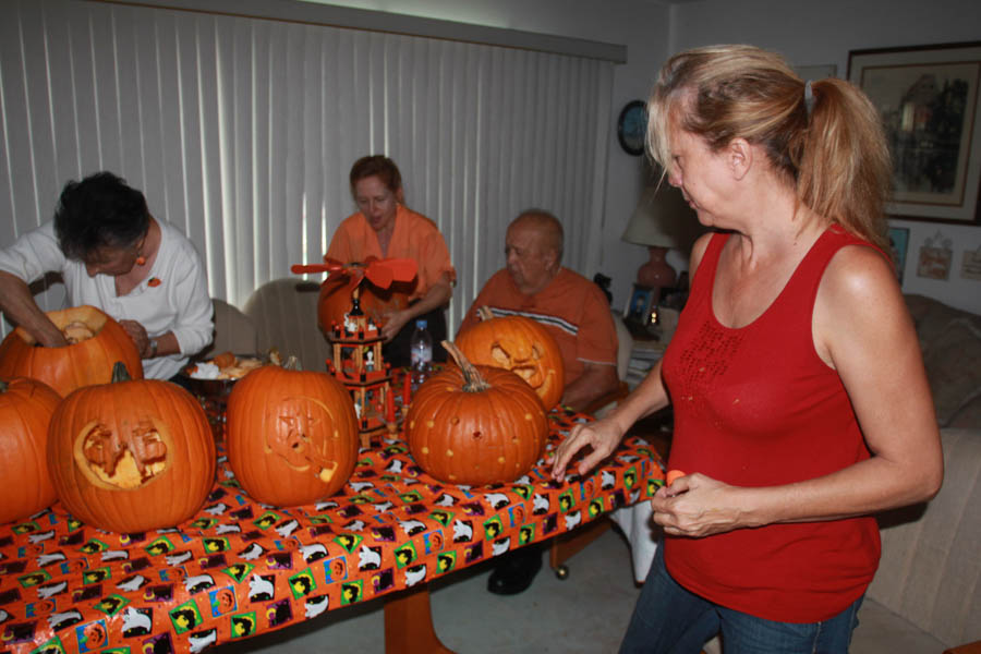 Pumpkin carving 10/25/2015