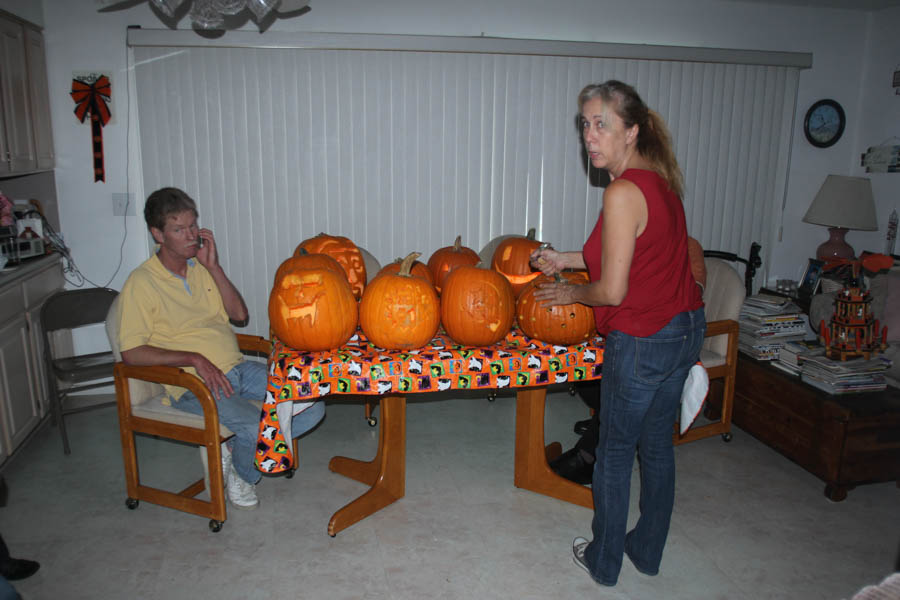 Pumpkin carving 10/25/2015