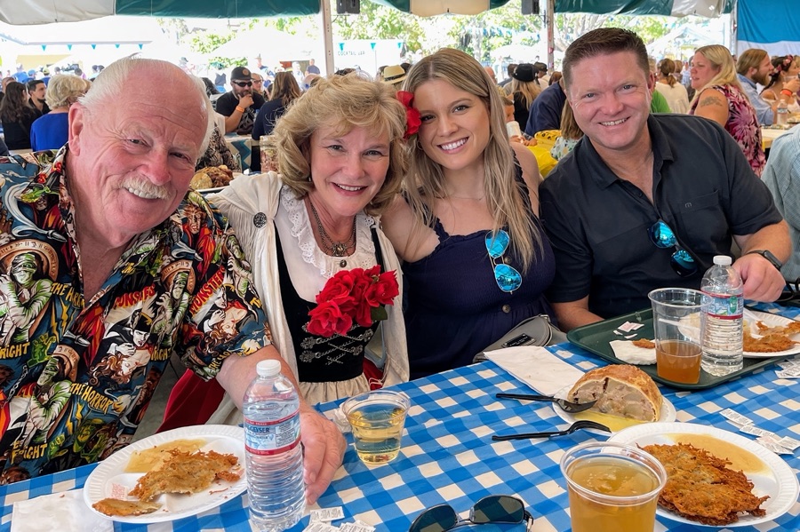 Octoberfest at the Phoenix Club 2021 with Mary, Becky, Dan, Colleen, Robin, and Bob!