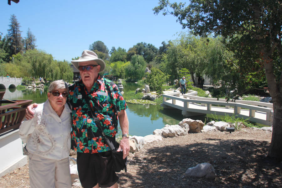 Visiting the Huntington Gardens July 13th 2015 with Charlotte and Greg