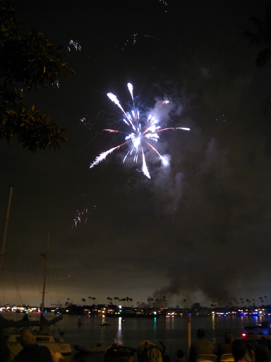 Fireworks at McKenns On The Bay July 3rd 2012