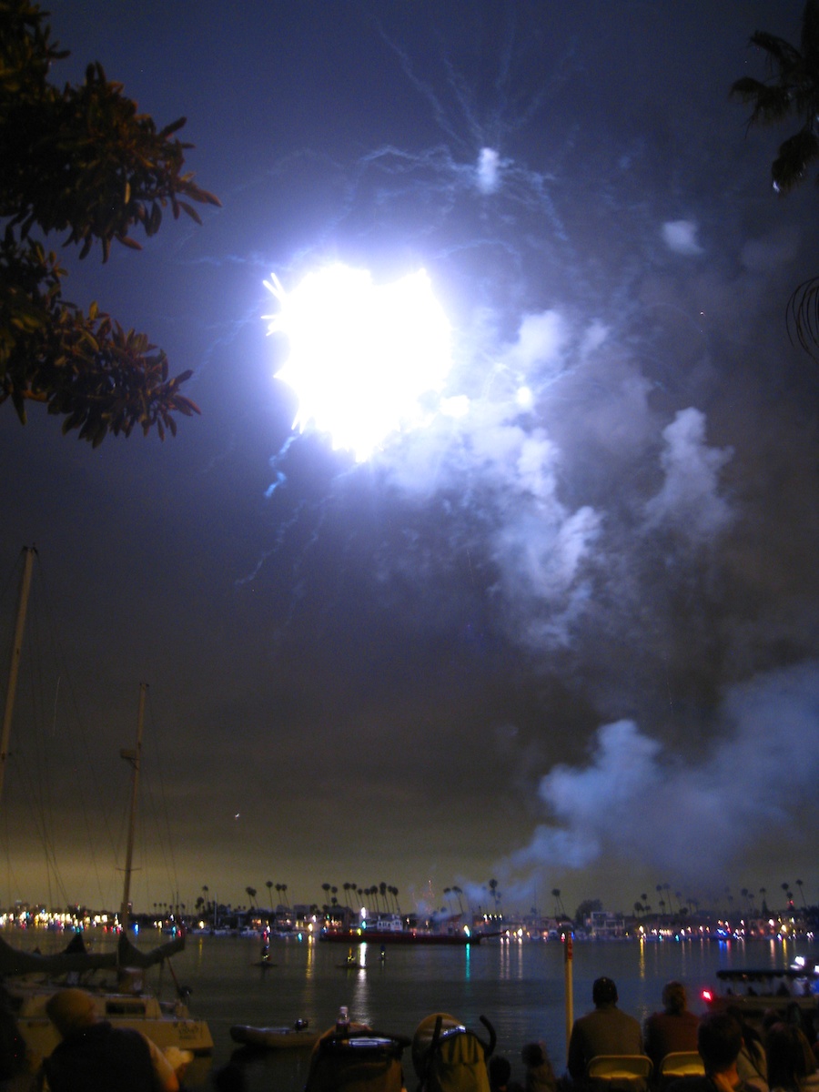 Fireworks at McKenns On The Bay July 3rd 2012