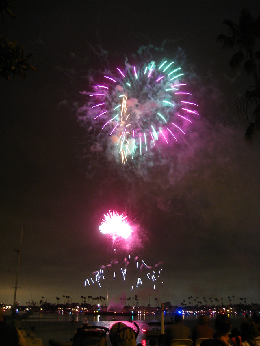 Fireworks at McKenns On The Bay July 3rd 2012