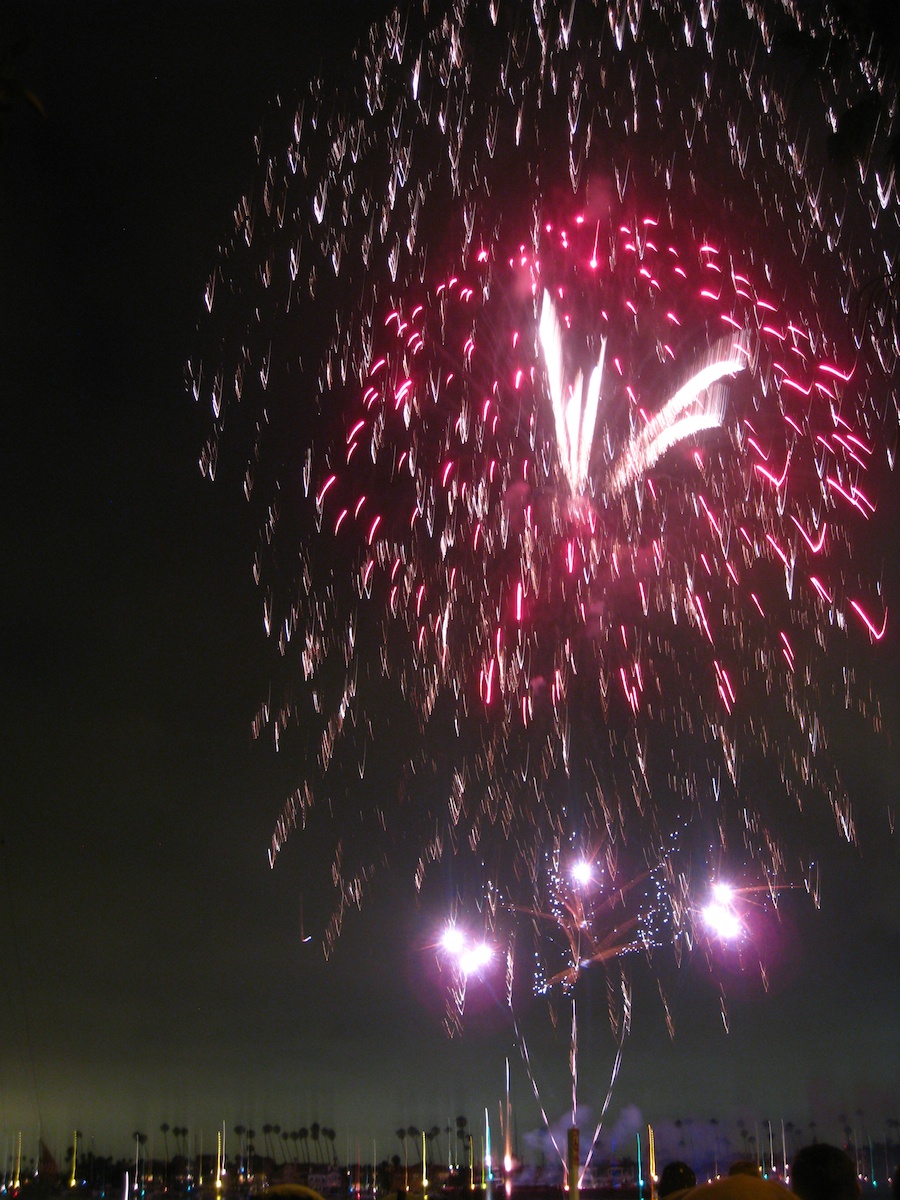 Fireworks at McKenns On The Bay July 3rd 2012