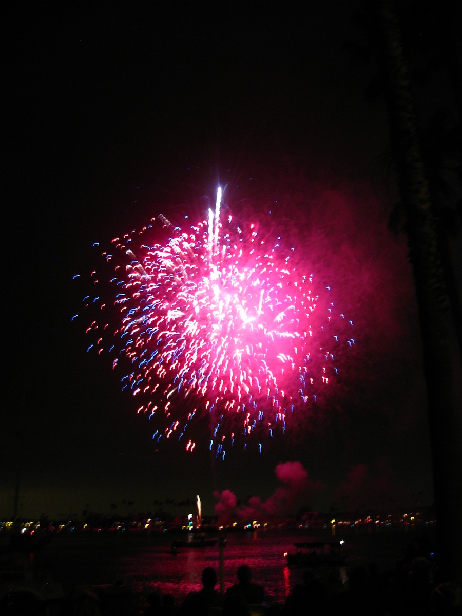 Fireworks at McKenns On The Bay July 3rd 2012