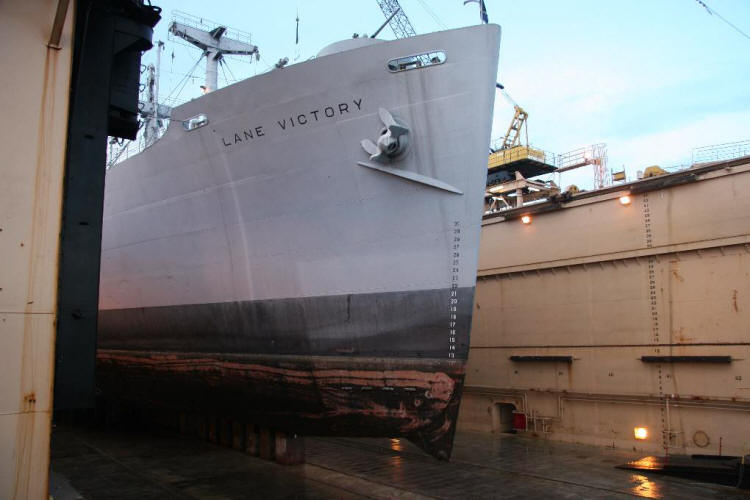 Lane Victory In Dry Dock 2009