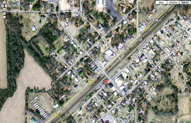 Aerial of mcrae arkanses