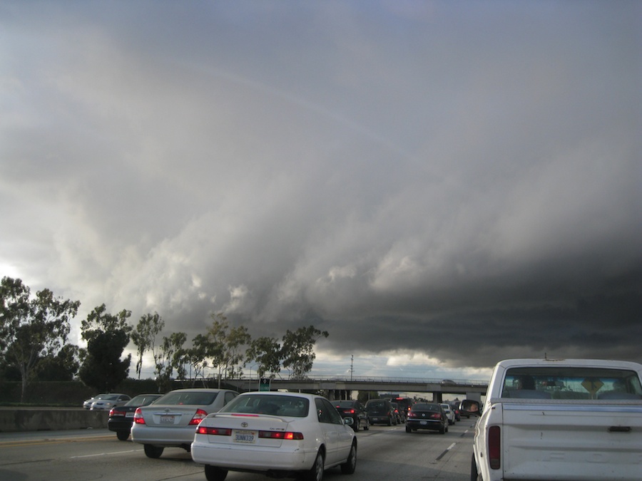 Storm clouds over Los Alamitos February 2012