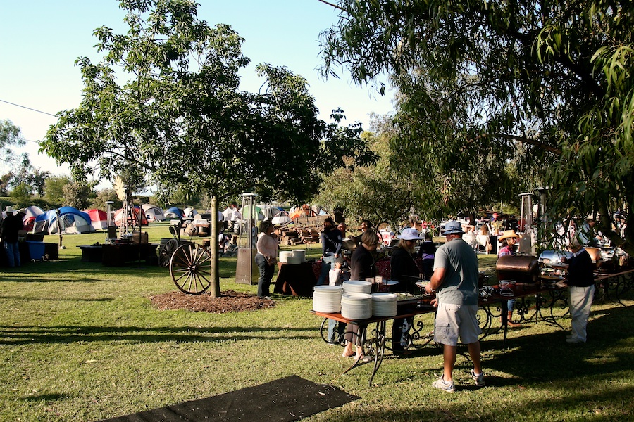 Camping out at Old Ranch