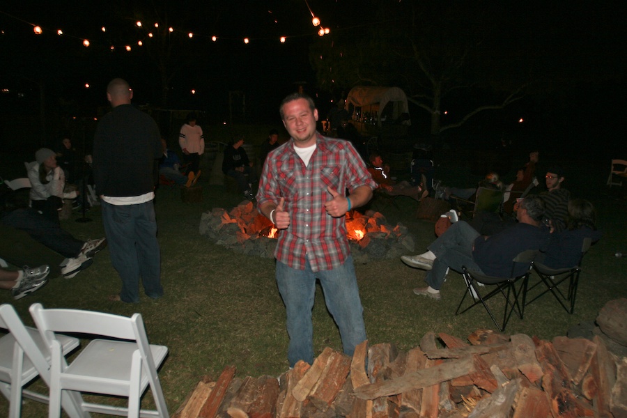 Camping out at Old Ranch