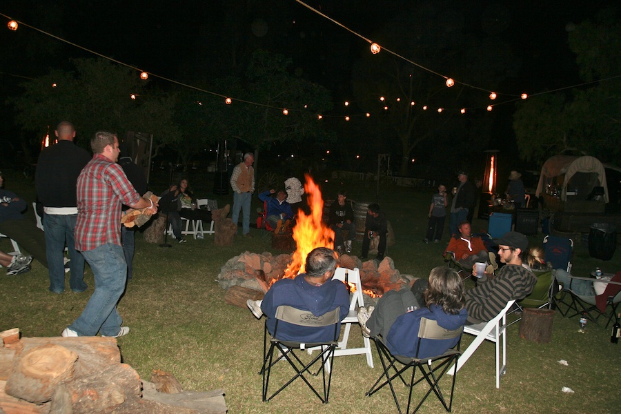 Camping out at Old Ranch