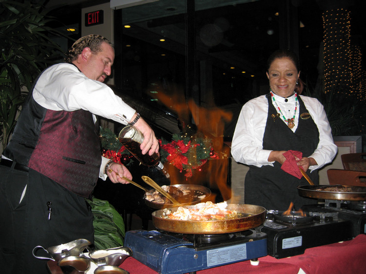 Dinner dancing at Old Ranch Country Club 2008