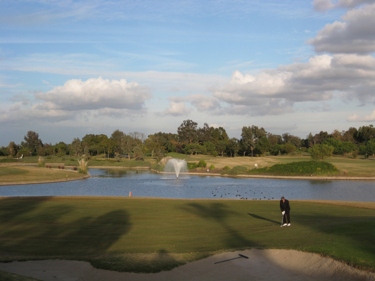 Golf in the winter in California