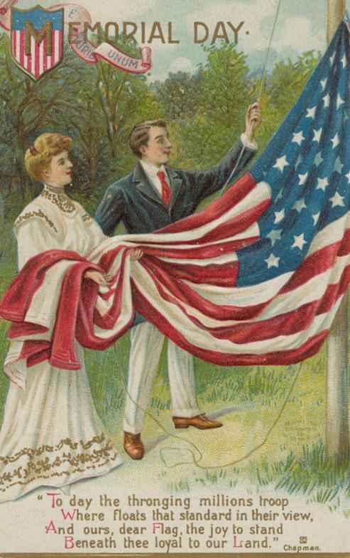 Memorial Day card Circa 1900