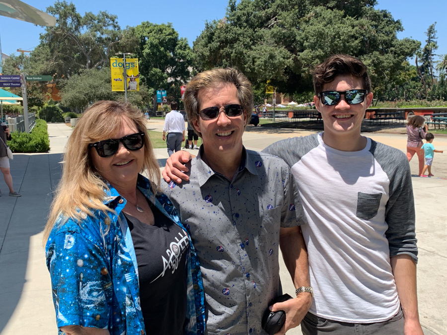 50th Moon Landing Anniversary at the California Science Center with the Duda's