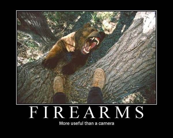 I believe in gun control, mine!
