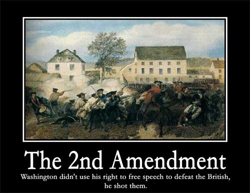 I believe in gun control, mine!