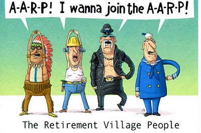 Funny cartoons about old age