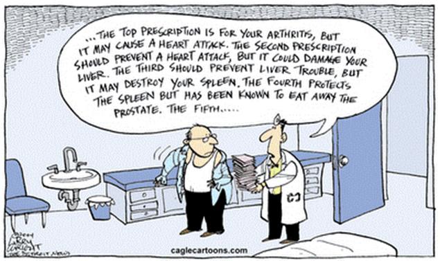 Funny cartoons about old age