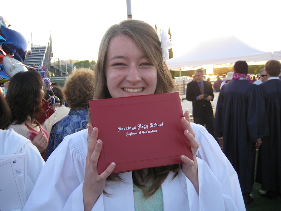 Lisa graduates High School 6/6/2013