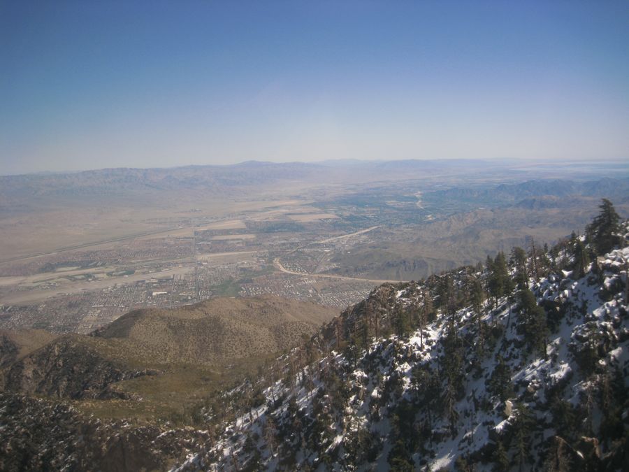 Aerial Tramway with Bunny 3/9/2011