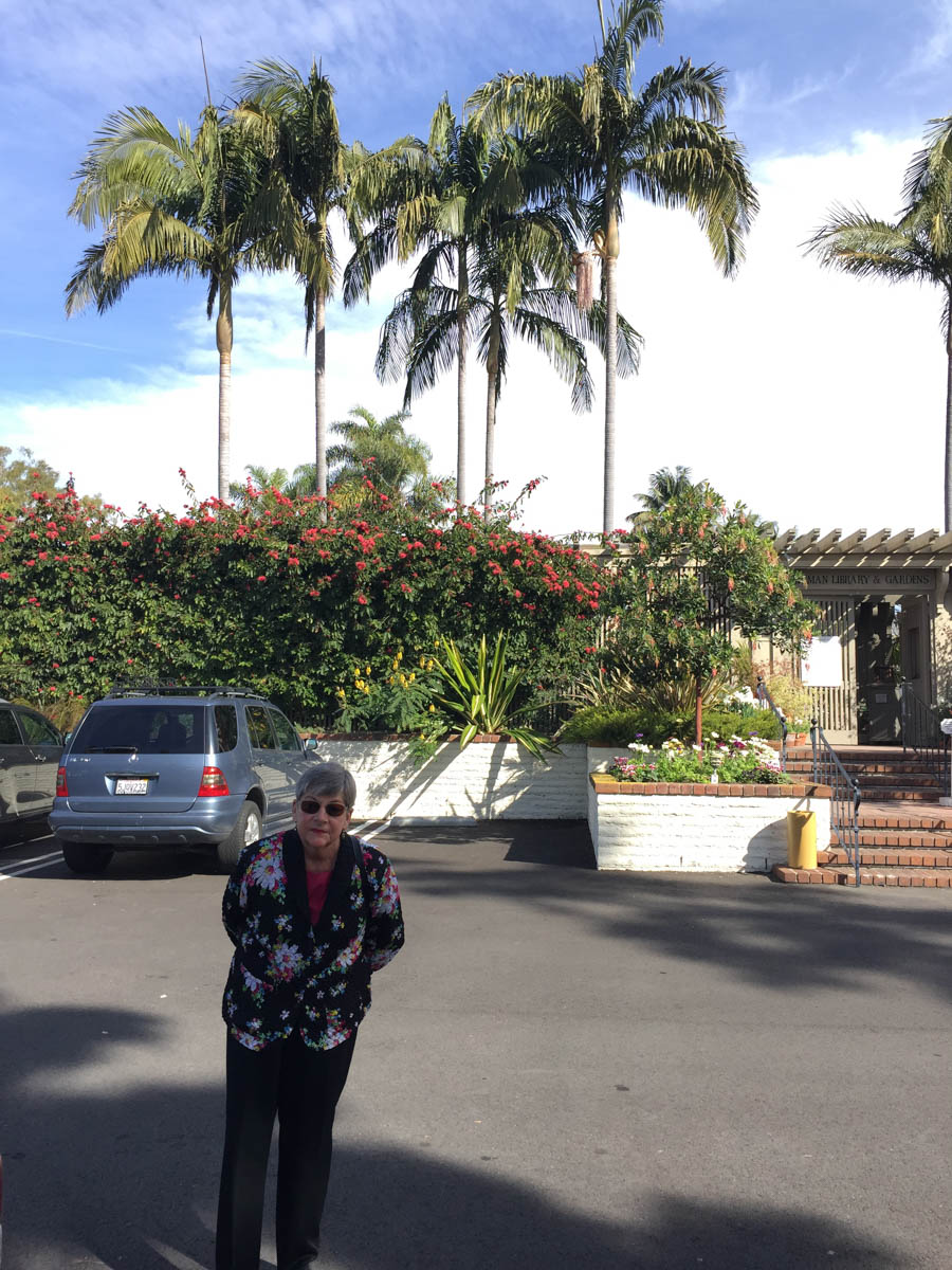 Lunch and a walk through Sherman Gardens in Corona Del Mar January 22, 2015