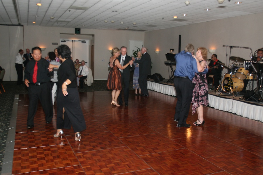 Post dinner dancing at the Starlighters Fall Semi-Formal  September 2012