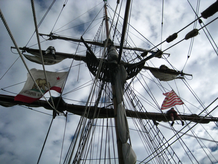 Tall Ships In Newport Harbor January 2010