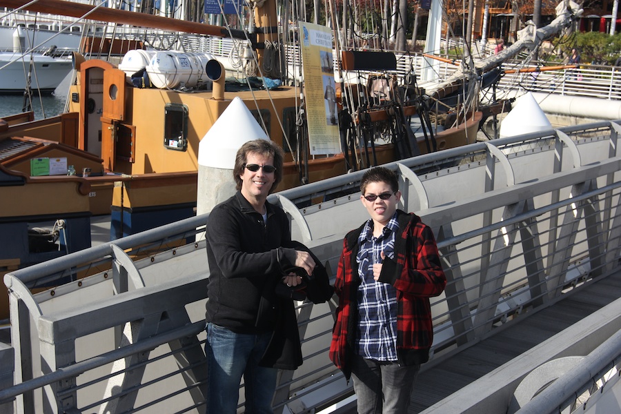 A battle sail in January 2013 on the tall ships