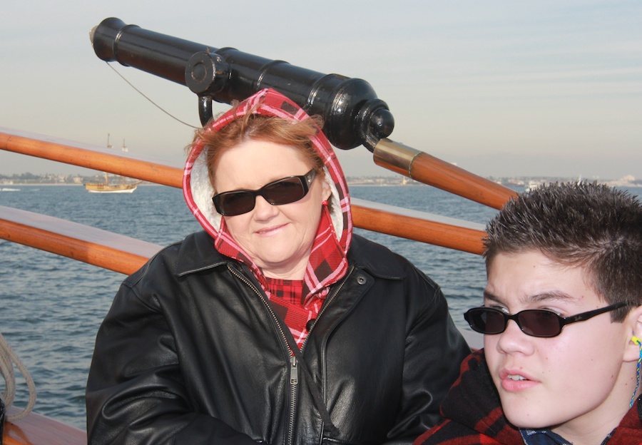 A battle sail in January 2013 on the tall ships